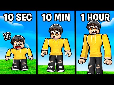 Roblox but you grow TALLER every second 😵‍💫