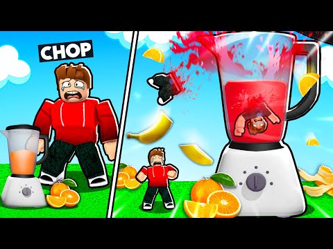 ROBLOX CHOP GOT SHREDDED IN MY SMOOTHIE TYCOON