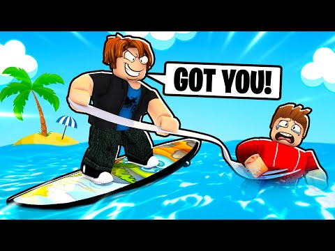 ROBLOX CHOP PICKED ME AS A TRASH IN SEA CLEANING