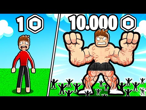 ROBLOX CHOP TRIES TO SPEND ROBUX AND REACH SUPER HUMAN