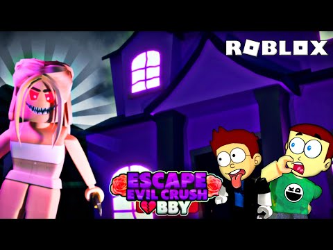Roblox Escape Evil Crush Obby – Scary Obby | Shiva and Kanzo Gameplay