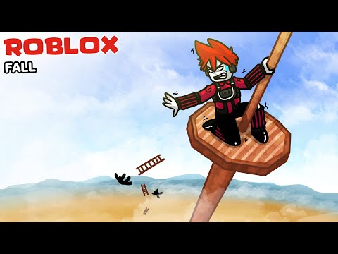 Roblox : Fall 🗼 เอาชีวิตรอดบนหอคอยสูง 2000 ฟุต !!!
