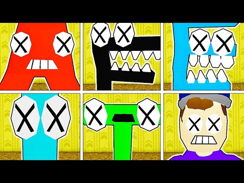 ROBLOX *NEW* ESCAPE BACKROOMS MORPHS! (ALPHABET LORE UPDATE!)