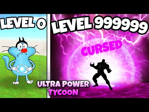 ROBLOX Oggy get CURSED Power in Ultra Power Tycoon Roblox | Roblox tycoon | Oggy Game