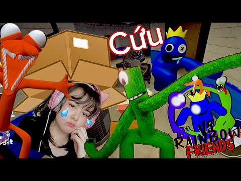 [ROBLOX] PHÁ ĐẢO NHÀ MÁY QUÁI VẬT – LẠC VÀO NHÀ MÁY RAINBOWS FRIENDS BỊ HÙ RƠI TIM RA NGOÀI