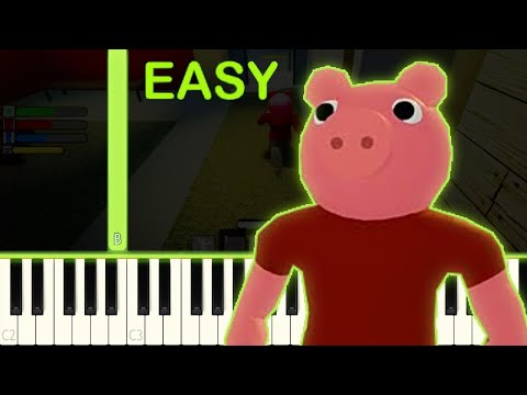 ROBLOX PIGGY INTERCITY – EASY Piano Tutorial