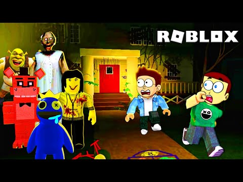 Roblox Scary Elevator in Rainbow Friends Killer | Shiva and Kanzo Gameplay