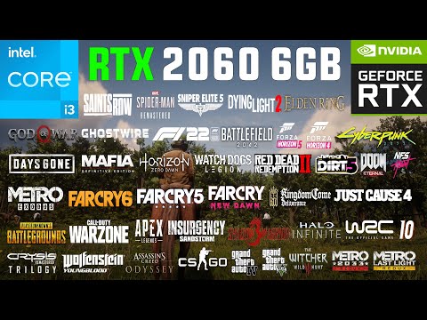 RTX 2060 6GB Test in 50 Games in 2022