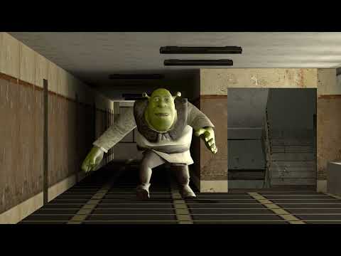 RUNNING AWAY FROM A FAST SHREK AT SCHOOL █ Garry's mod – mods █