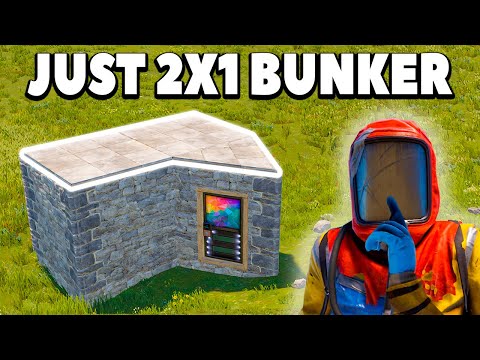 RUST BASE DESIGN – NEW 2X1 SECRET BUNKER BASE DESIGN 2022