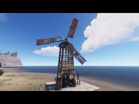 Rust – Ветрогенератор! Первый обзор!