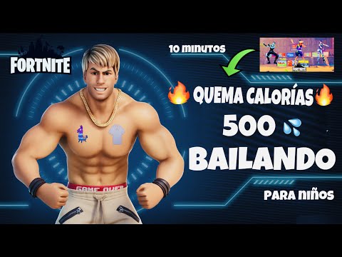 Rutina de Ejercicios BAILANDO CON FORNITE🔥Quema calorías🔥Dance FORNITE WORKOUT EDUCACIÓN FÍSICA