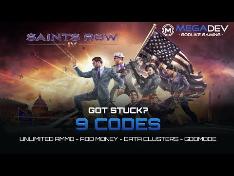 SAINTS ROW IV Cheats: Godmode, Add Money, Add Dataclusters, … | Trainer by MegaDev