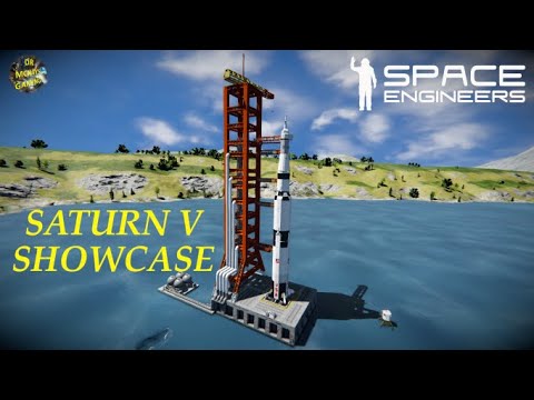 Saturn V Full Flight Showcase Space Engineers Mod.io
