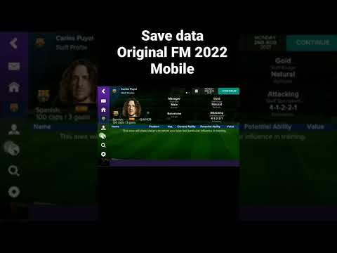Save Data Football Manager 2022 Mobile #short #footballmanager #games