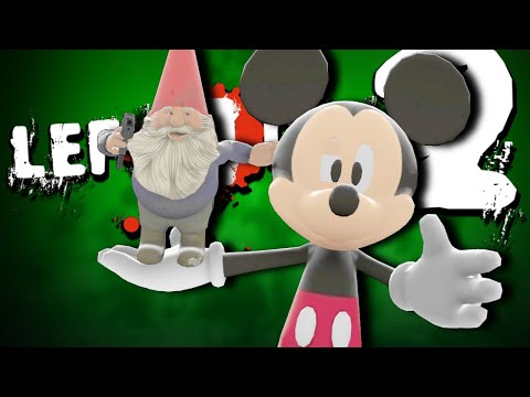 Saving Disneyland | Left 4 Dead 2 – Escape Splash Mountain (Custom Map)