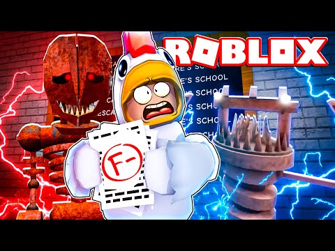 SCAPPIAMO DALLA SCUOLA PIÙ CATTIVA DI ROBLOX!!