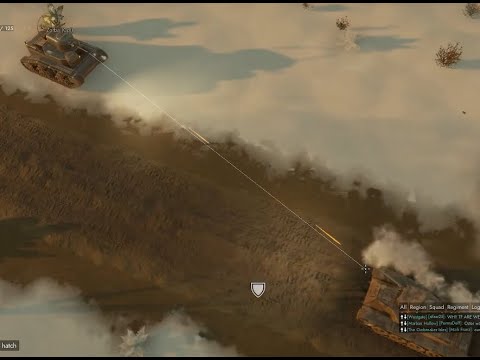 Scout Tank vs  Medium Tank and Infantry Support!  Foxhole!