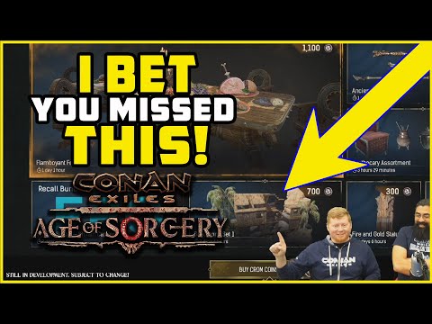 SECRET New Building Piece! Age of Sorcery | Conan Exiles 2022