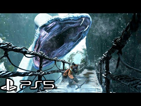 Sekiro Shadows Die Twice PS5 – Great Serpent Boss Fight (4K 60FPS)