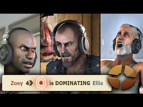 [SFM] L4D Survivors play Team Fortress 2 (Scream Fortress)