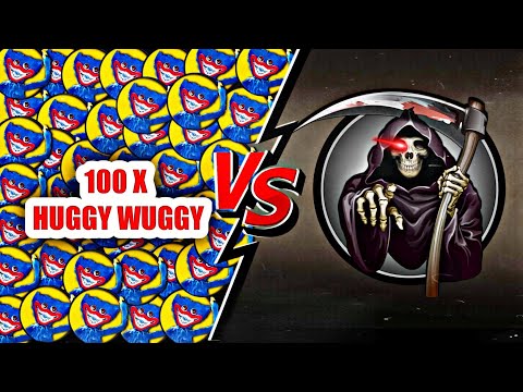 Shadow Fight 2 Legendary 100X Huggy Wuggy Vs Grim Reaper | Most Epic Video