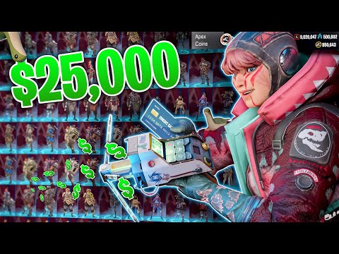 Showcasing the Most Expensive and Rare Skins/Account in Apex Legends ($25,000)