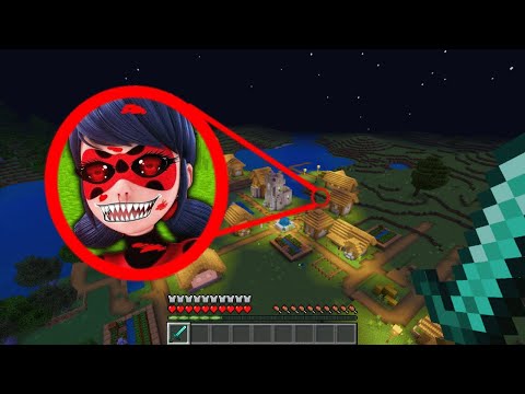 Si ves a Lady Bug en Minecraft. ¡Llama a Cat Noir!