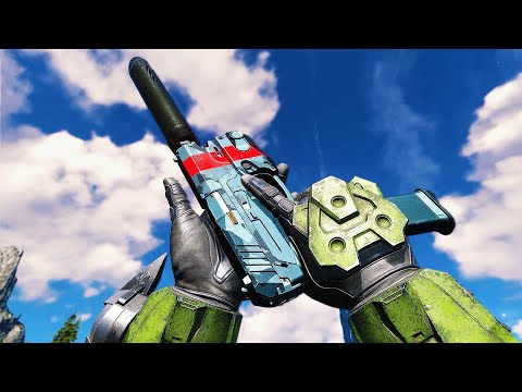Silenced Vampiric Sidekick mod for Halo Infinite