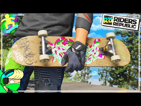 Skateboarding In Riders Republic & Mass Race Mayhem! [4K]