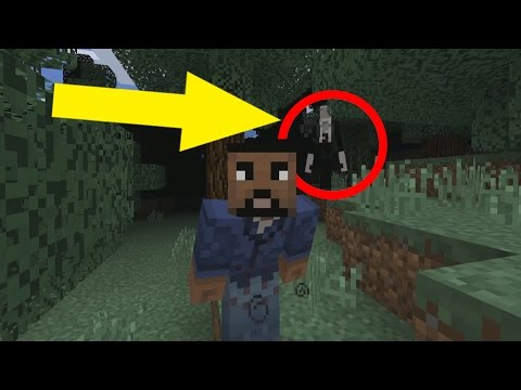 Slenderman In Minecraft Pocket Edition ( Minecraft Addon)
