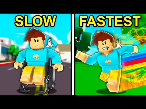 SLOWEST To FASTEST EVER In Roblox Brookhaven..