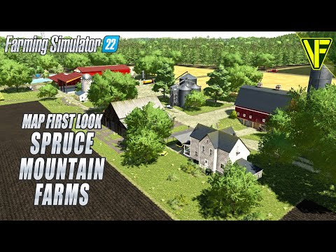 SO MUCH Potential! Spruce Mountain Farm's For Farming Simulator 22 | Map 1st Look