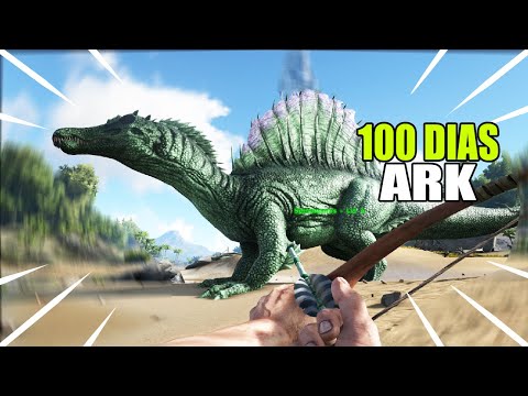 ¡SOBREVIVIENDO 100 DIAS en ARK Survival Evolved! | EL ATAQUE DEL ESPINO #3 (LA ISLA)