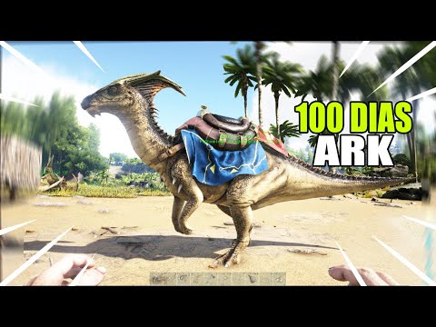 ¡SOBREVIVIENDO 100 DIAS en ARK Survival Evolved! | LA CASA Y TAMEOS  #2 (LA ISLA)