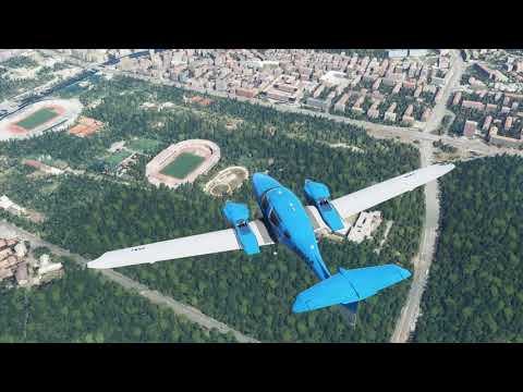 Sofia (Bulgaria) in Microsoft Flight Simulator 2020