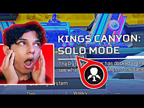 SOLO MODE IS FINALLY HERE (Apex Legends Mobile)