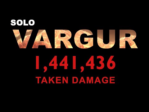 Solo vargur 1,441,436 tanked damage VS fleet // Eve online PVP