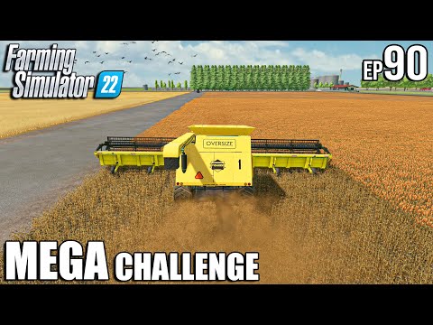 SORGHUM Harvest and LOAD with LIZARD TWIN SCREW | MEGA Challenge | Farming Simulator 22 #90