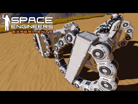Space Engineers Experiments: Hinge Wheels