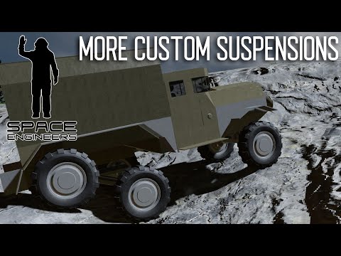 Space Engineers – More Suspension testing  – Supply Truck