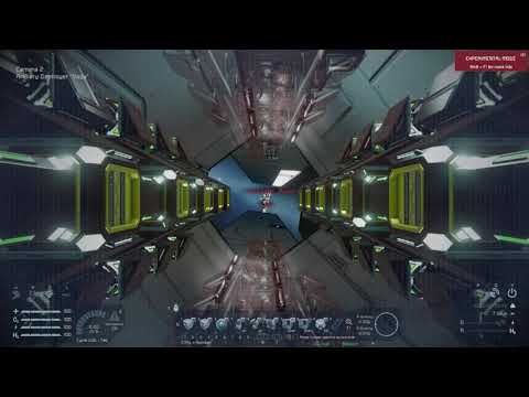 Space Engineers – "Naga" firing it's Cluster Bomb Cannon