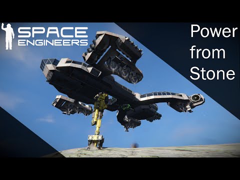 Space Engineers :: Power from Stone!