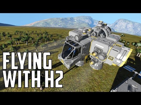 Space Engineers – S1E08 'Flying With Hydrogen'