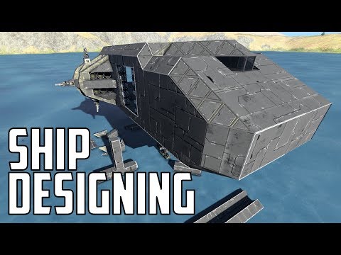 Space Engineers – S1E41 'Designing A New Dropship'