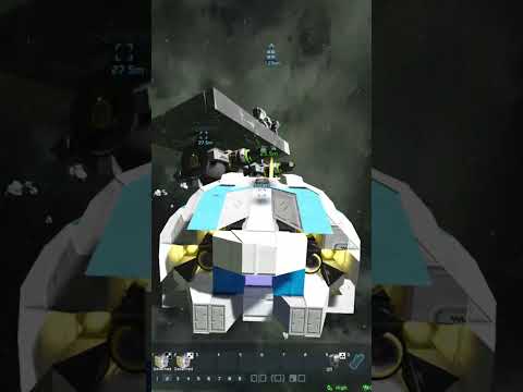 Space Engineers- Ship teaser- refueling and landing