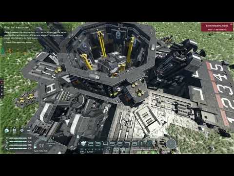 Space Engineers – shooting some heavy armor with a big cannon, creator has a link in the description