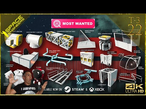 Space Engineers T3 #22 🆕UPDATE 1.201 MOST WANTED🆕 y FINAL DE LA PIRÁMIDE NEGRA. Gameplay Español