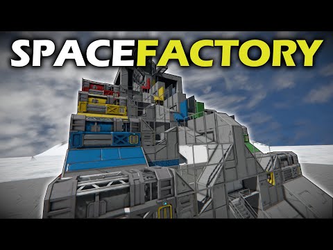 Space Factory | Over-Engineered Gravity-Fed Refinery System! | Space Engineers