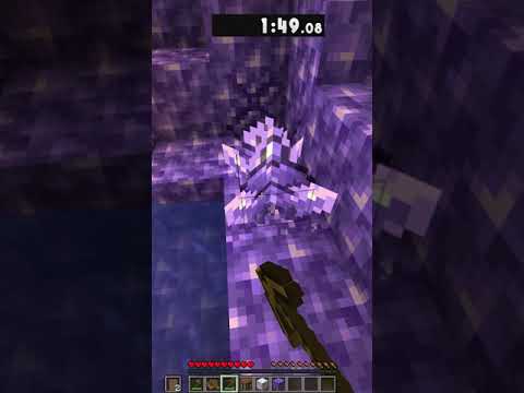 Speedrunning A NEW Minecraft 1.17 Advancement! (#19) #shorts